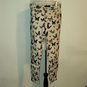 delias by Dolls Kill Miss Monarch Butterfly Jeans size small